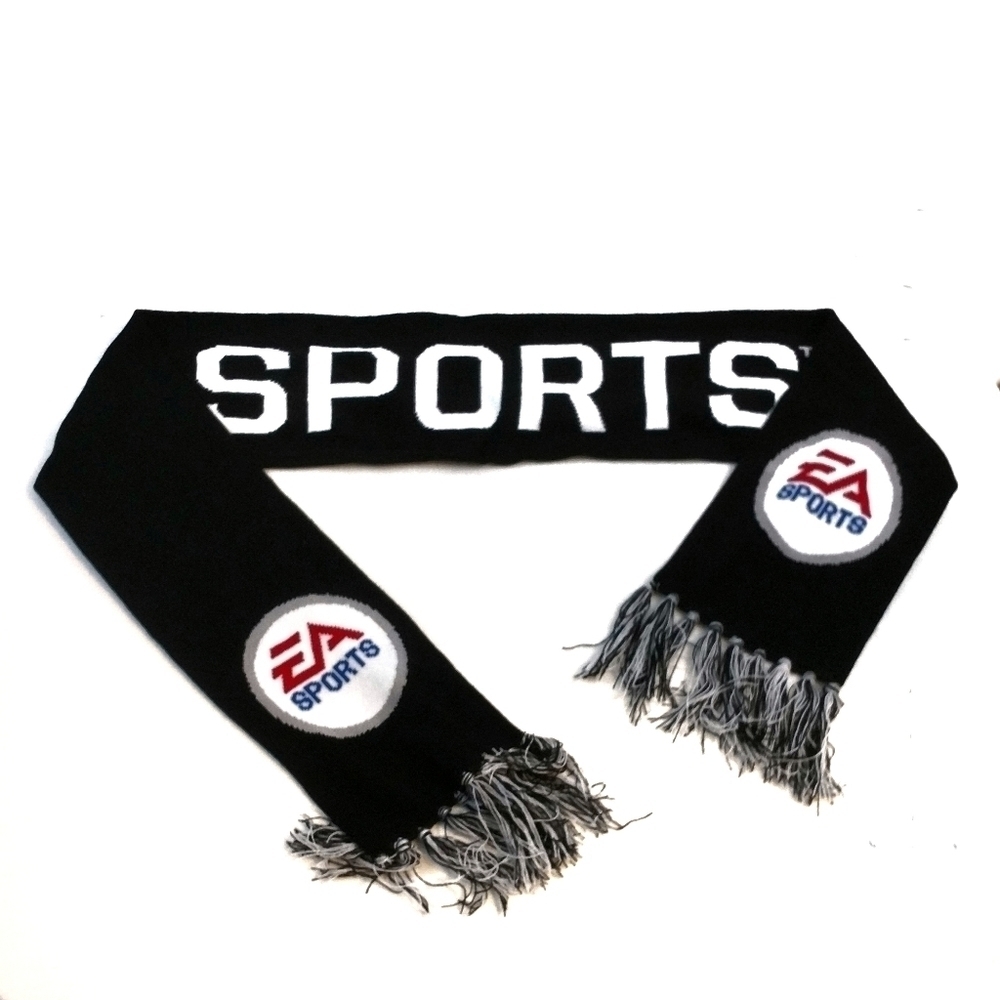 EA Sport Black with Logo Scarf